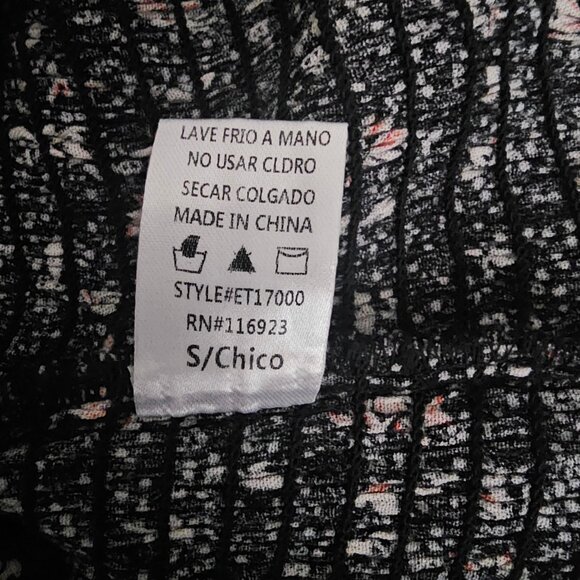 Easel Los Angeles Ditsy Floral Smocked Balloon Sleeve Cropped Top Size Small - Picture 6 of 9